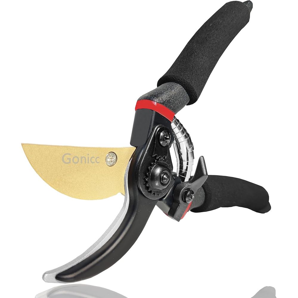 Bonsai Garden Knife - 8 Proional Premium Titanium Bypass snoeischaren,