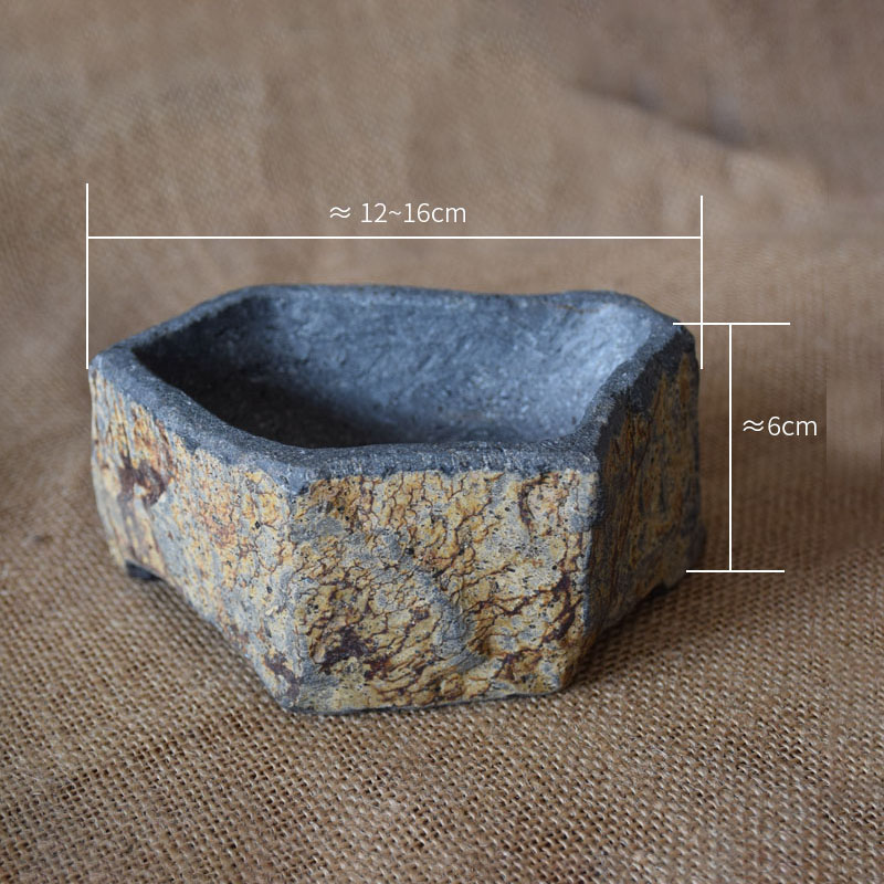Basalt natuursteen bloempot ha - Bonsai Garden Chinese Garden recensie en prijs