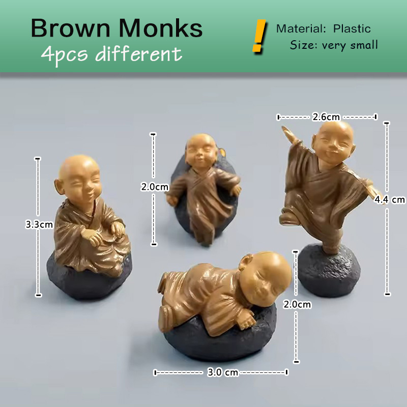 4 stks Chinese Kongfu Monnik M - Bonsai Garden In Japan recensie en prijs