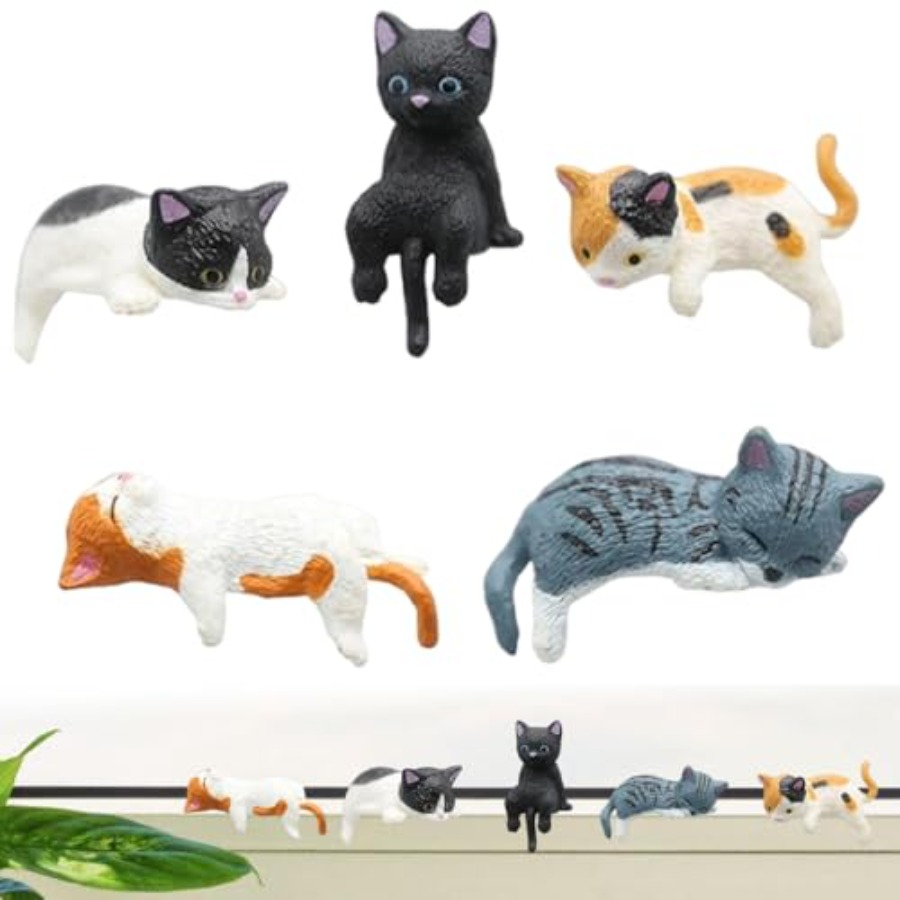 Miniatuur schattige kattenfigu - Bonsai Garden In Japan recensie en prijs