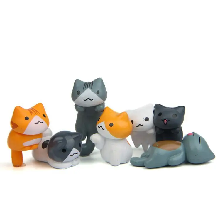 6 stks/set Cartoon Lucky pvc K - Bonsai Garden In Japan recensie en prijs